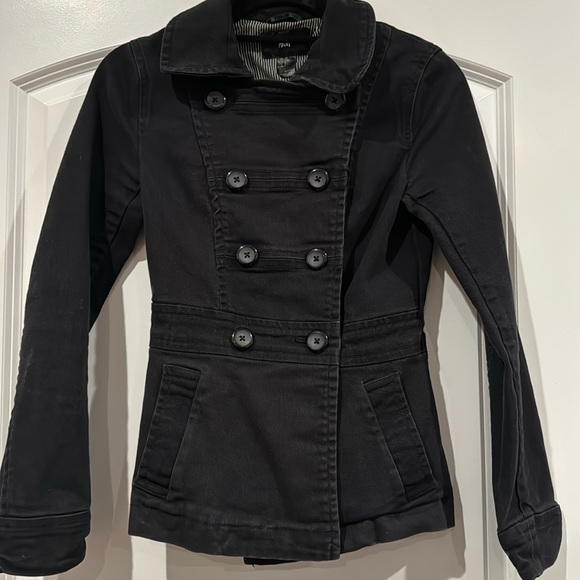H&M Jackets & Blazers - H&M Denim Double Breasted Jacket